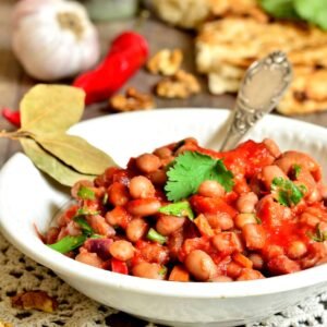 Bulgarian Homemade Bean Salad Recipe