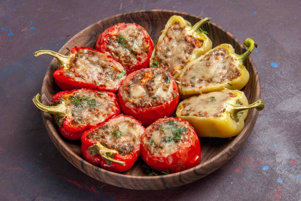 Food in the Balkans delicious stuffed Peppers