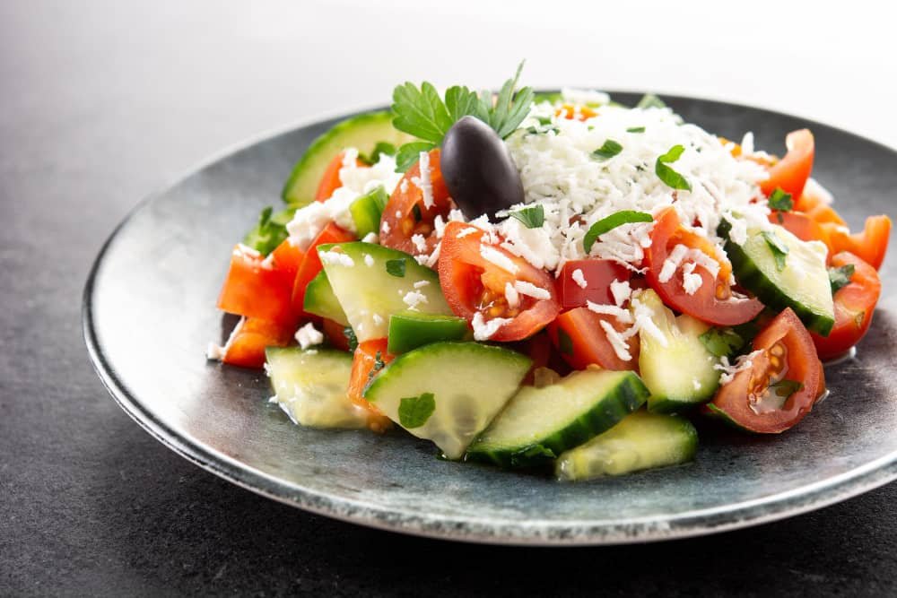 Authentic Bulgarian Shopska Salad Recipe