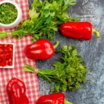 Roasted Red Peppers with Garlic Salad Recipe