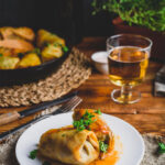 Stuffed Cabbage and Yogurt Sauce Recipe